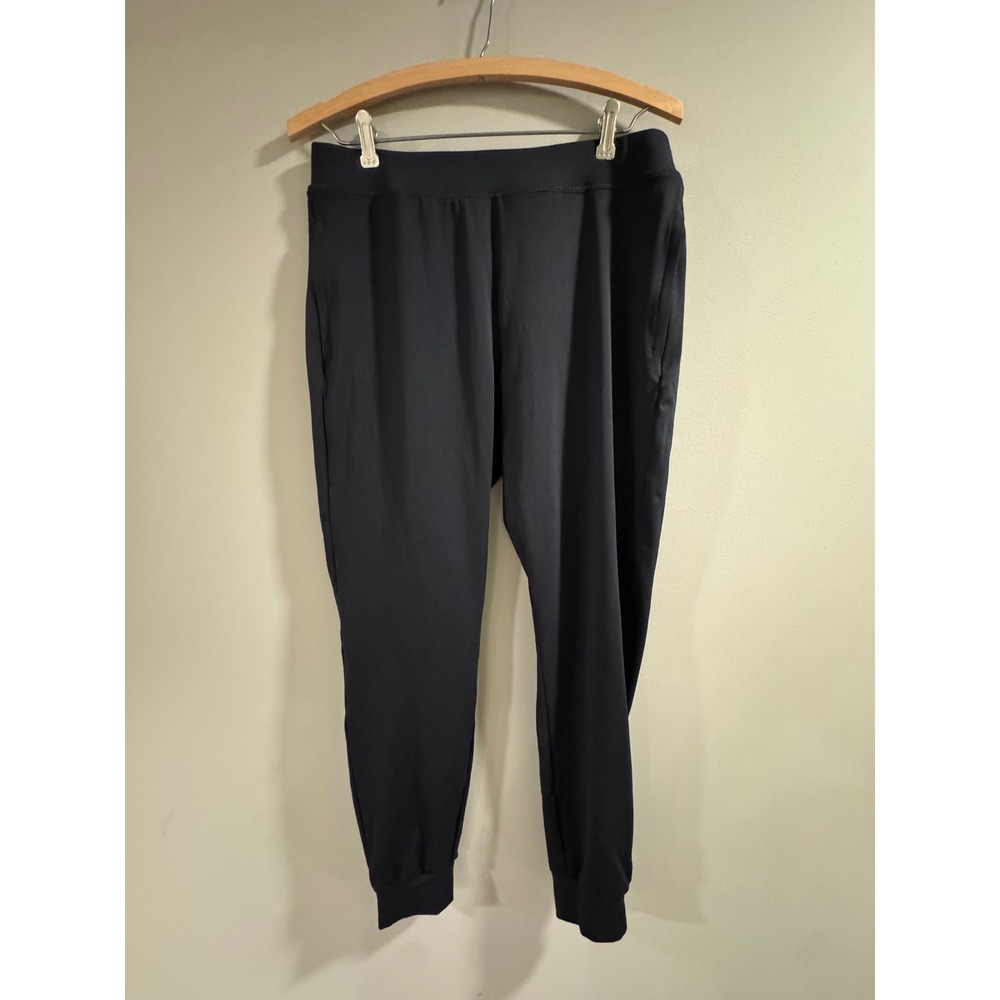 Fabletics Jogger Pants Tapered Activewear Medium Black Womens